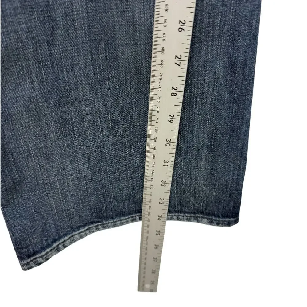 NWT 7 For All Mankind A Pocket Flare‎ Distressed Jeans Women’s Size 28